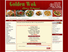 Tablet Screenshot of goldenwokrenton.com